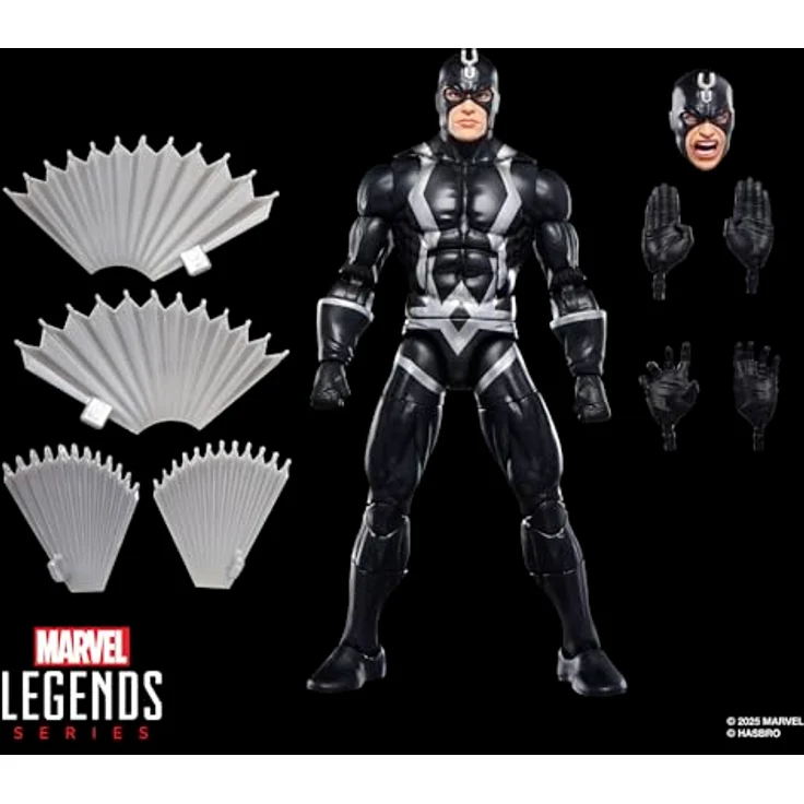 Marvel Legends Series Inhumans Black Bolt & Marvel’s Triton, 2er-Pack Action-Figuren mit 12 Accessoires, 15 cm beweglich – Bild 2