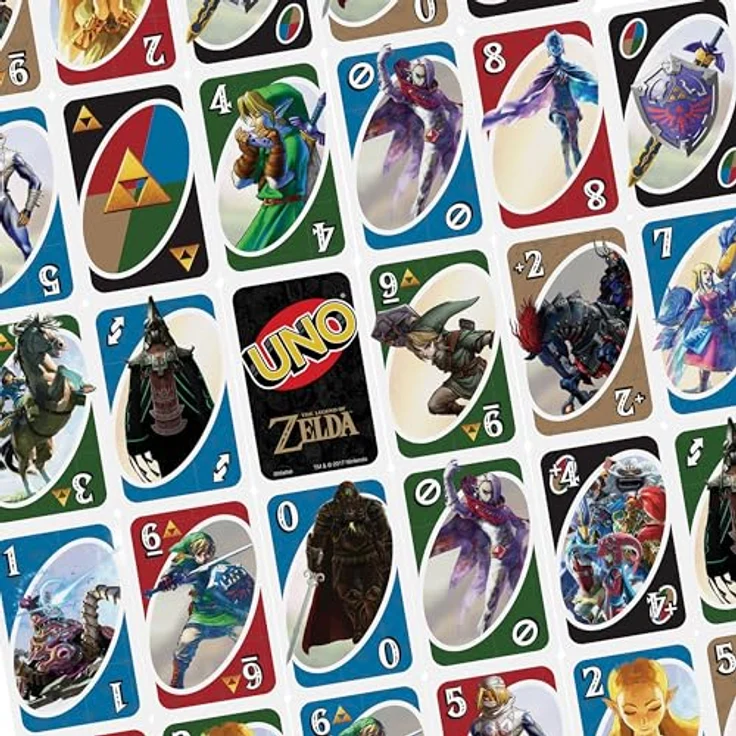 Mattel Games UNO The Legend of Zelda, Kartenspiel mit 112 Karten und Sonderregeln für Familienabende – Bild 5
