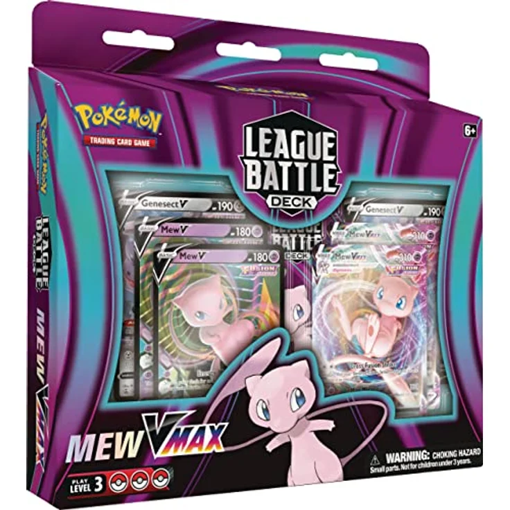 Pokémon TCG: Mew VMAX League Battle Deck (60 Karten Ready to Play Deck, 4 Folie V Karten und 2 Folie VMAX Karten) - Preisvergleich – Bild 2