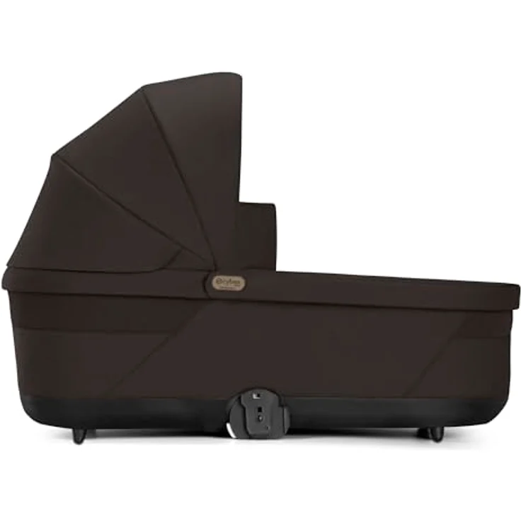 CYBEX Gold COT S LUX Kinderwagenaufsatz, Ab Geburt bis ca. 6 Monate, für Balios S Lux und Talos S Lux, Chocolate Brown, mit XXL-Sonnenverdeck und Tragegriff – Bild 3