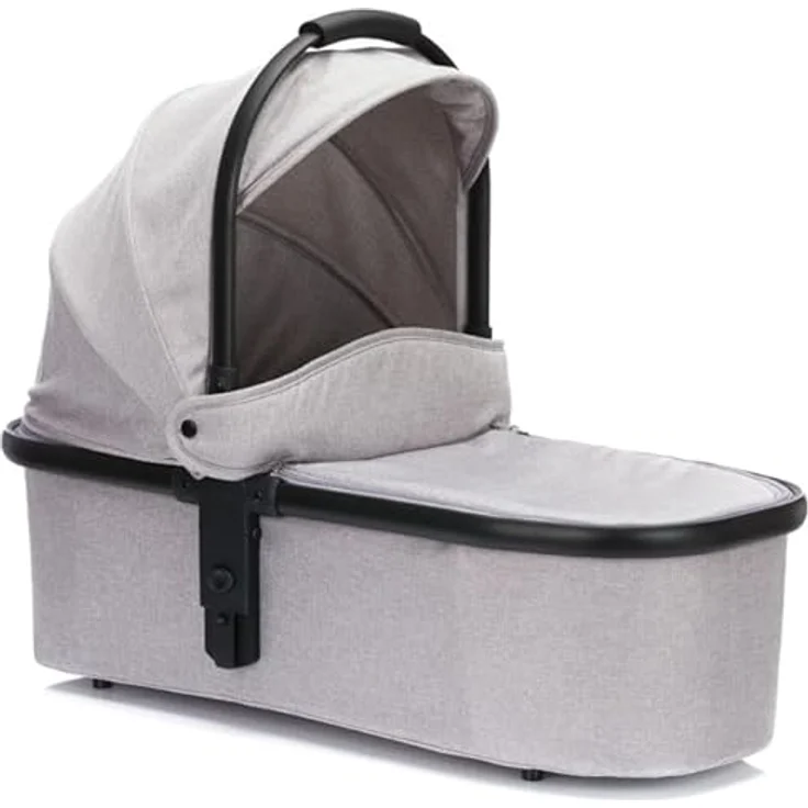 Fillikid Babywanne für Zwillingswagen Duette, komfortable Liegefläche 30 × 75 cm, grau – Bild 4