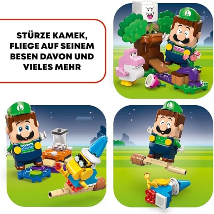 LEGO® Konstruktionsspielsteine Abenteuer mit dem interaktiven LEGO® Luigi™ (71440), LEGO Super Mario, (210 St), Made in Europe – Bild 7
