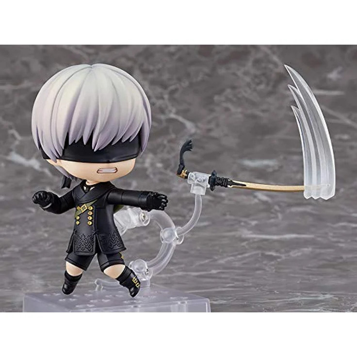 Square Enix Nendoroid NieR Automata 9S (Yoruha Nr. 9 S Type), vorbemalte Actionfigur aus Kunststoff, Höhe 100 mm, mit Spezialpodest – Bild 3