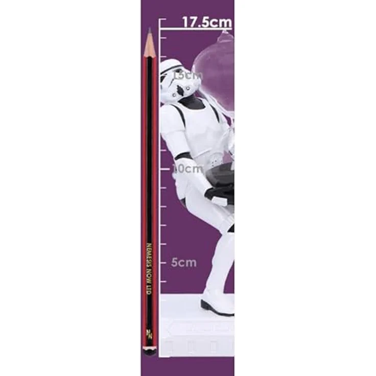Nemesis Now Stormtrooper Sanduhr Time's Up, 17 cm, mit schwarzem Sand und offiziell lizenzierten Stormtrooper-Design – Bild 4