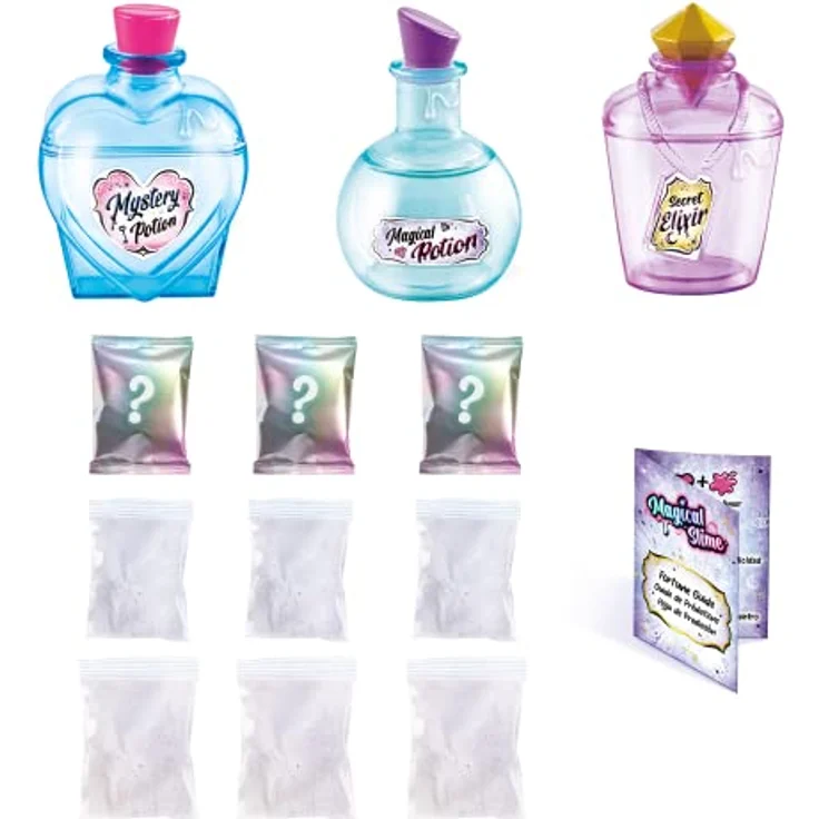 Canal Toys Kreativset Slime DIY Magical Slime, 3-Pack mit glitzerndem Schleim, gebrauchsfertig in wiederverschließbaren Dosen – Bild 3