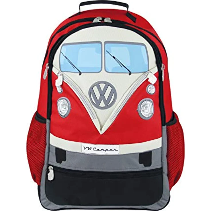 VW Bulli Rucksack rot - VENTO 0042 – Bild 2