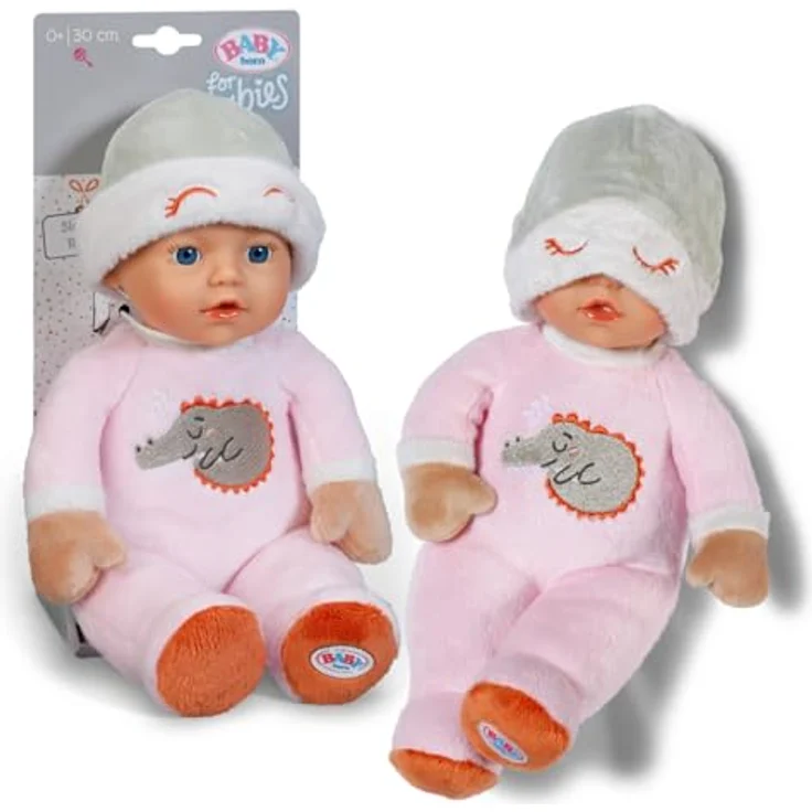 Baby Born Babypuppe Sleepy for babies, rosa, 30 cm, mit Rassel im Inneren – Bild 2
