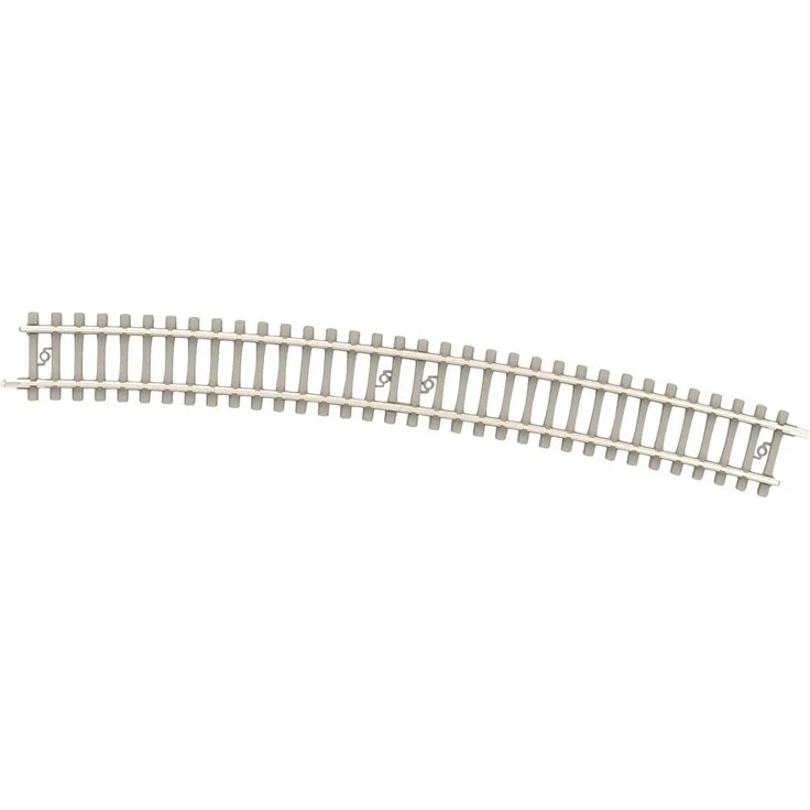 MiniTrix T14528 N Gleis Betonschwelle, gebogen 15° für R 6 (526,2 mm), 10 Stück