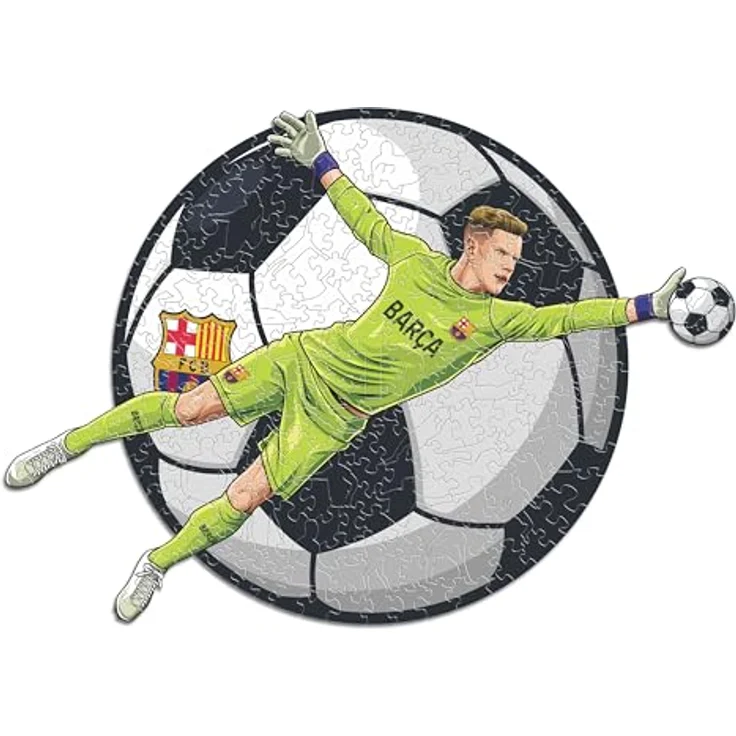 Iconic Puzzles Barcelona TER Stegen Holzpuzzle Größe L 500 Teile – Bild 2