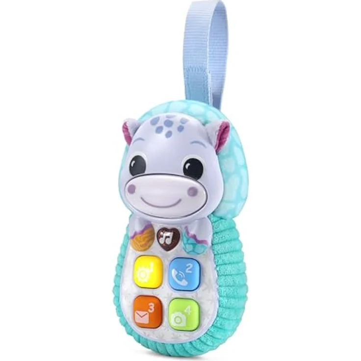 VTech Baby Hippo-Handy – Spielzeugtelefon in Nilpferd-Optik mit 5 Liedern und 15 Melodien - Für Kinder von 6-36 Monaten – Bild 2