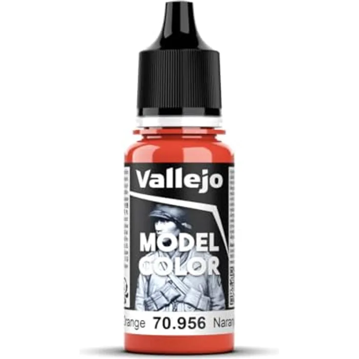 Vallejo Model Color, Acrylfarbe 17 ml Transparentes Orange, matt