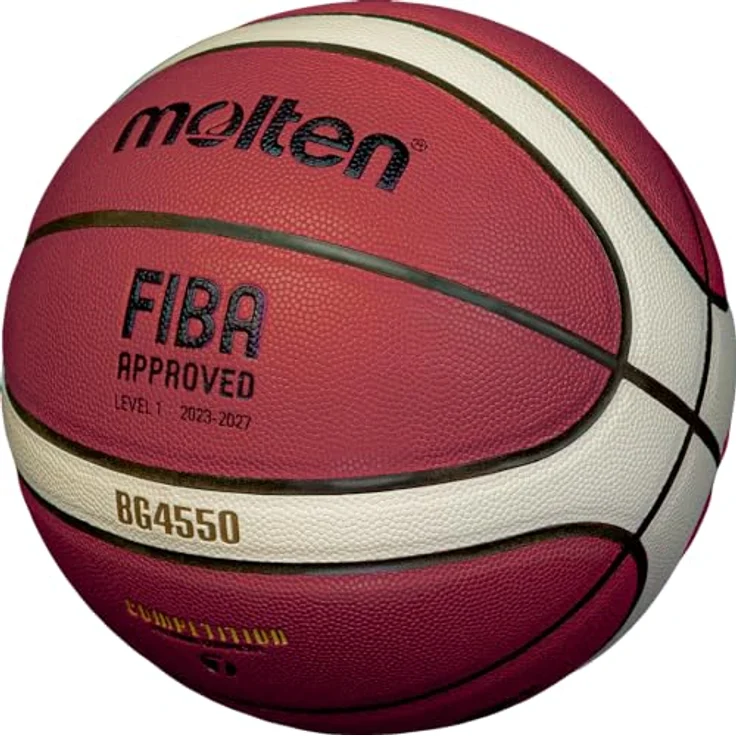 Molten Basketball BG4550 DBB, Premium-Kunstleder mit griffiger Noppenstruktur, FIBA APPROVED, DBB geprüft – Bild 3