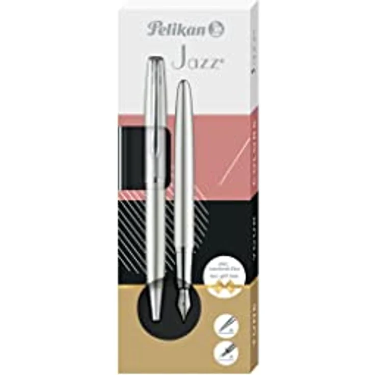 Pelikan Füllhalter Jazz® Noble Elegance, silber, (Set), mit Kugelschreiber – Bild 10