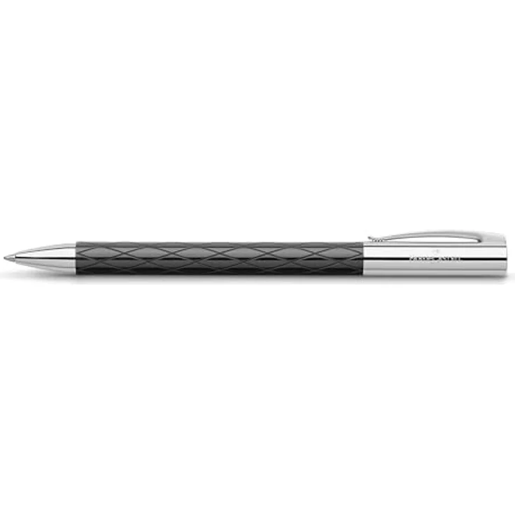 Faber-Castell Ambition Drehkugelschreiber, elegantes Design aus ausgesuchten Materialien, schlamm (Schwarz) – Bild 3