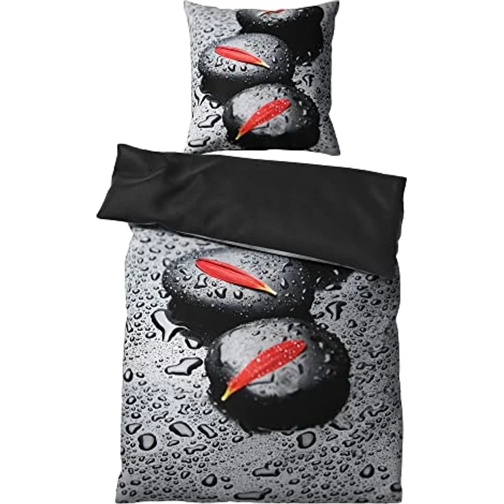 Sanilo® Bettwäsche 135x200 cm, 100% feinste Baumwolle, Oeko-TEX Zertifiziert, Elegance Muster, 2-teilig - Kinderbettwäsche – Bild 3
