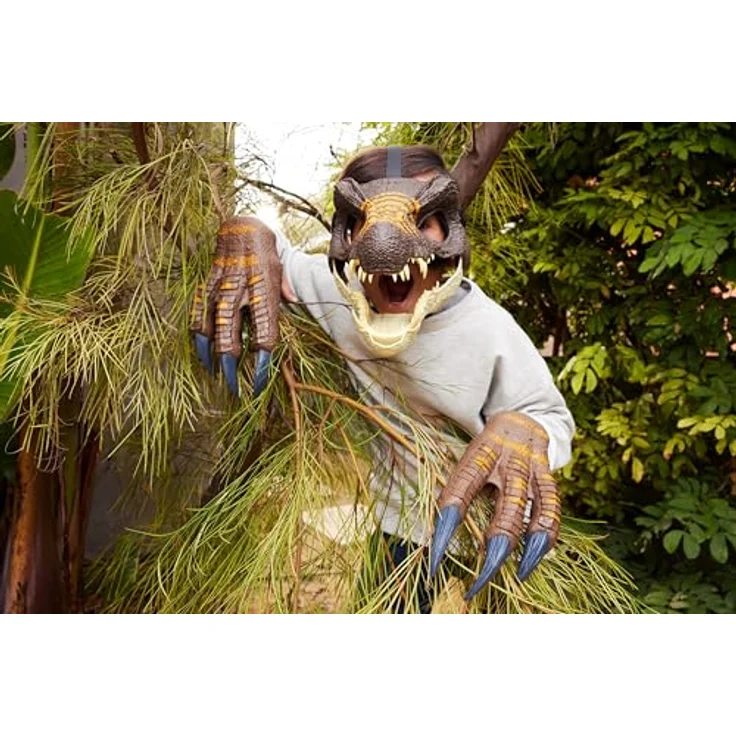 Mattel SAGA Spinosaurus Maske, authentisches Kostümzubehör für kreatives Dinosaurier-Spiel, geeignet für Kinder ab 4 Jahren – Bild 2