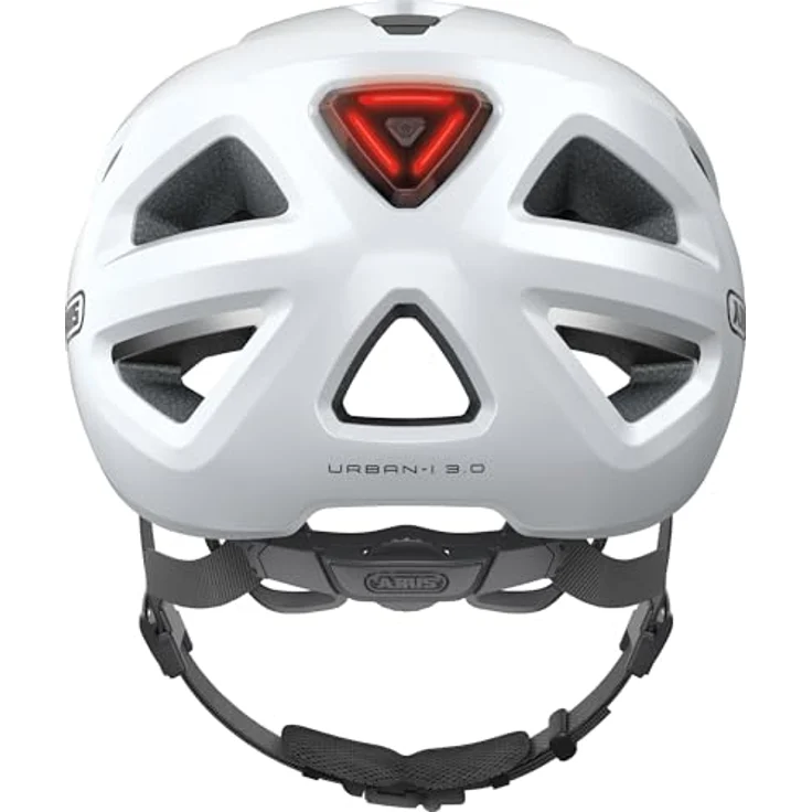 Abus Urban I 3. 0 Fahrradhelm - Polarweiß 52 - 58 cm – Bild 4