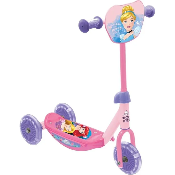 Seven Disney Princess 3-Rad-Kinderroller | Pink | Ab 3 Jahren | 2,1 kg