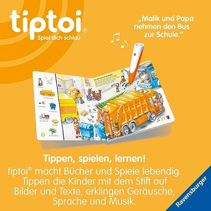 Ravensburger tiptoi® Suchen und Entdecken - Fahrzeuge, Buch für Kinder ab 2 Jahre, White – Bild 4