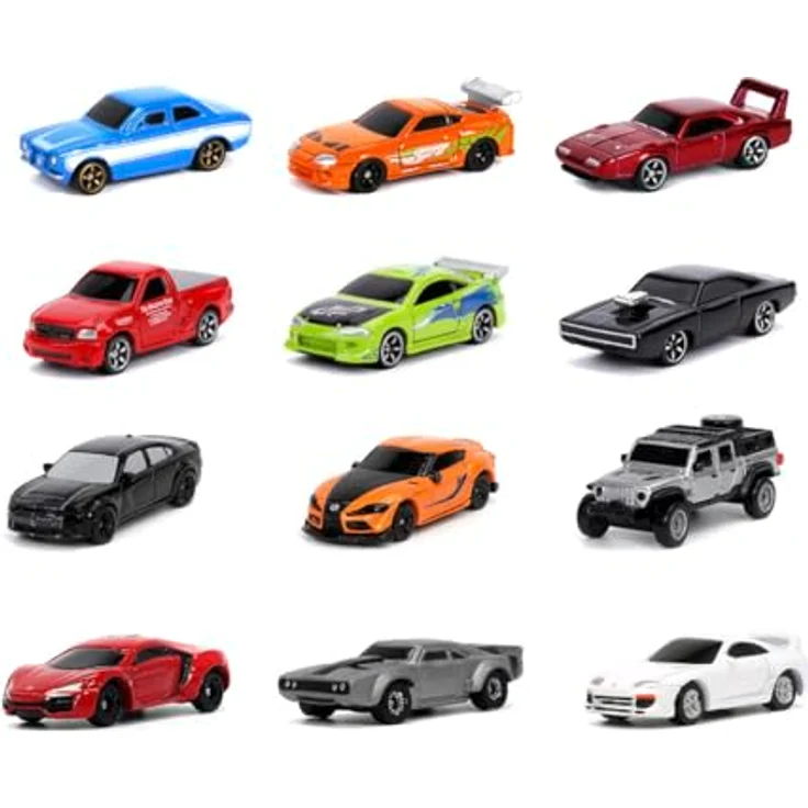 Jada Toys Fast & Furious Auto, Modellauto im Mystery Blind Pack - 1 von 12 detaillierten Nano Spielzeugautos aus Metall (4cm), ideal für Sammler ab 3 Jahre – Bild 2