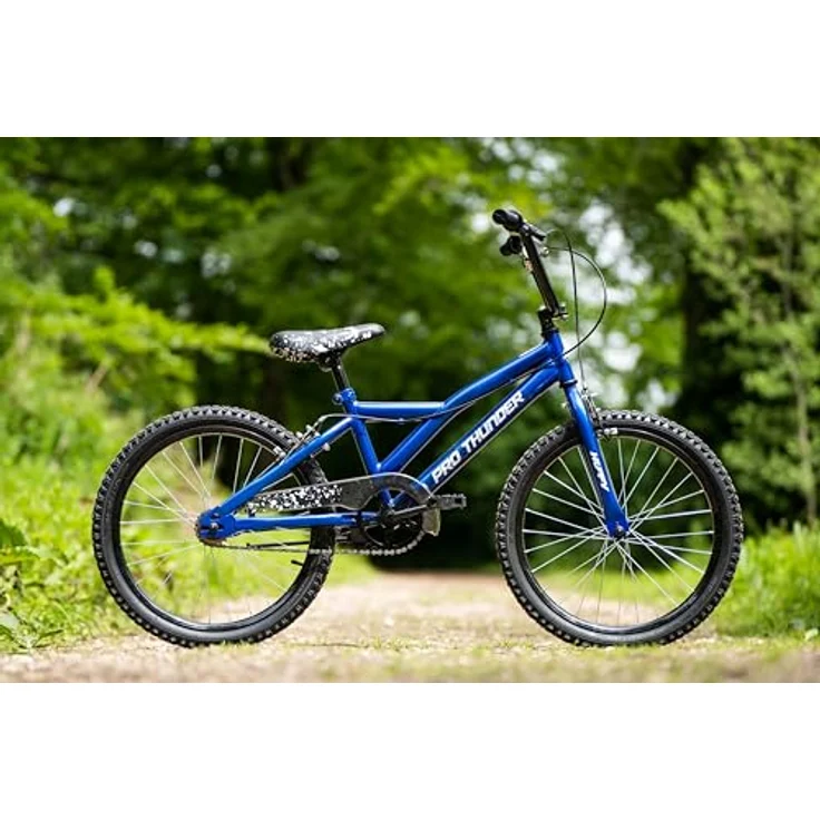Huffy Pro Thunder Boys Blue BMX Style Bike 20 Inch - 5-7 Years, mit lebhaftem Design und solider Kontrolle – Bild 4
