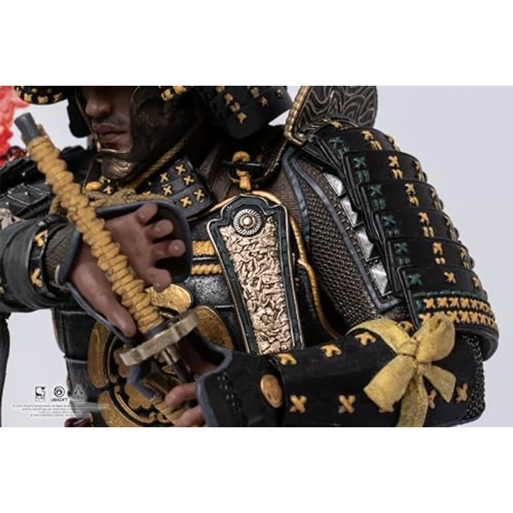 Purearts Assassin's Creed Shadows - Animus Yasuke 1/8 Scale Statue, detailreiche PVC Figur, ca. 28 cm, in bedruckter Box – Bild 10
