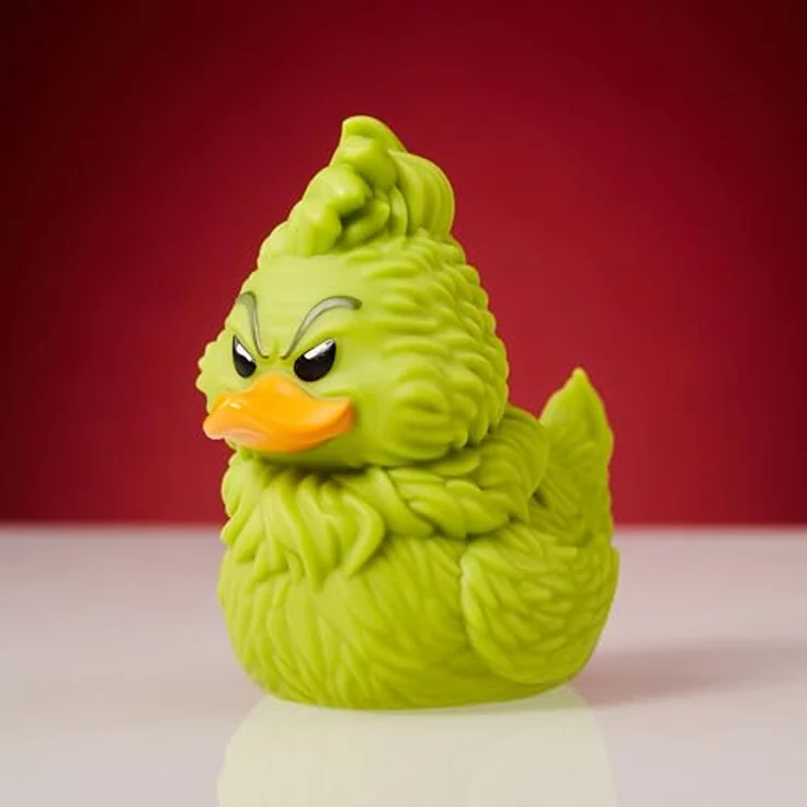 TUBBZ Mini Grinch Sammelbare Vinyl-Gummiente, ca. 5cm hoch, offizielles Dr. Seuss Merchandise – Bild 3