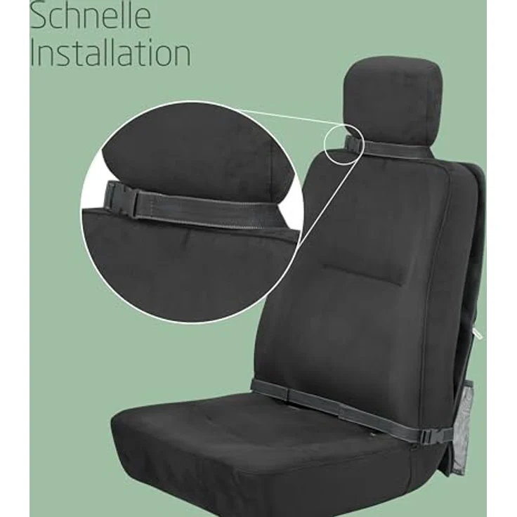 Maxi-Cosi Organizer und Rückenlehnenschutz für Babyschalen & Kindersitze - schützendes und leicht zu reinigendes Material, Graphite – Bild 4