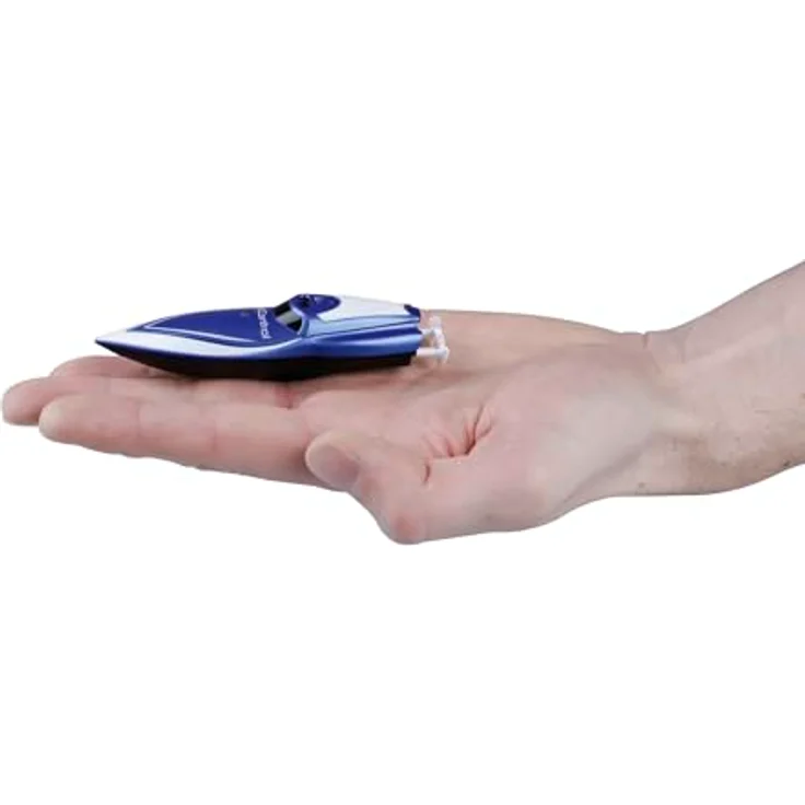 Revell 23570 Mini RC Speedboat-Blue mit präziser 2,4 GHz Fernsteuerung, 7,5cm Länge, Mehrfarbig – Bild 3