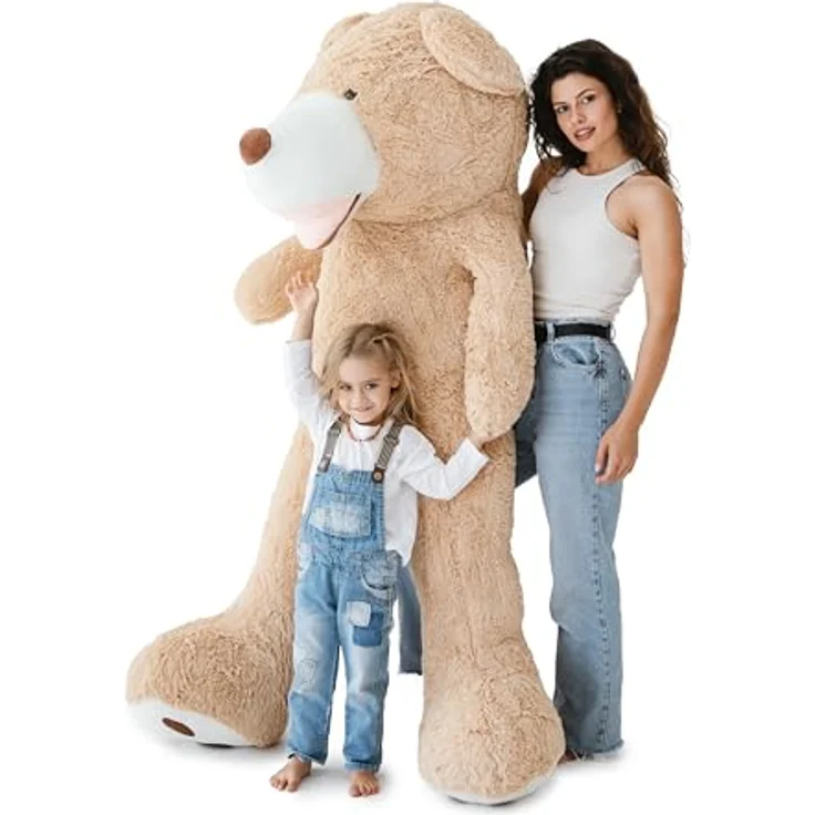 MKS. Riesen Teddybär XXL Kuschelbär 200cm groß Plüschbär - Original Teddy Bär Braun – Bild 1