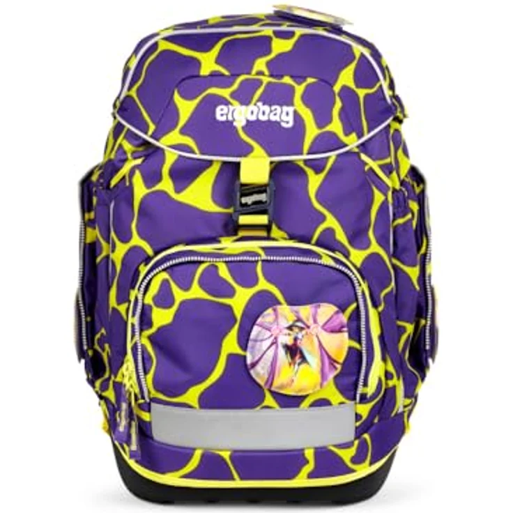 ergobag Schulranzen pack Set, 6-tlg., ergonomischer Schulrucksack mit anpassbarem Your-Size-System und 100% recycelten Kletties – Bild 9