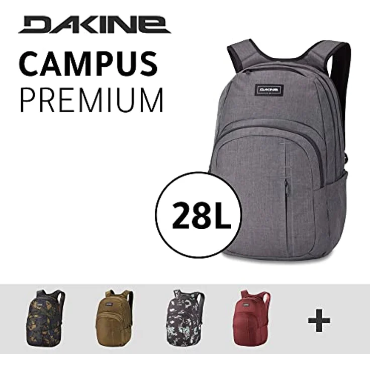 Dakine Campus Premium 28L - CARBON – Bild 4