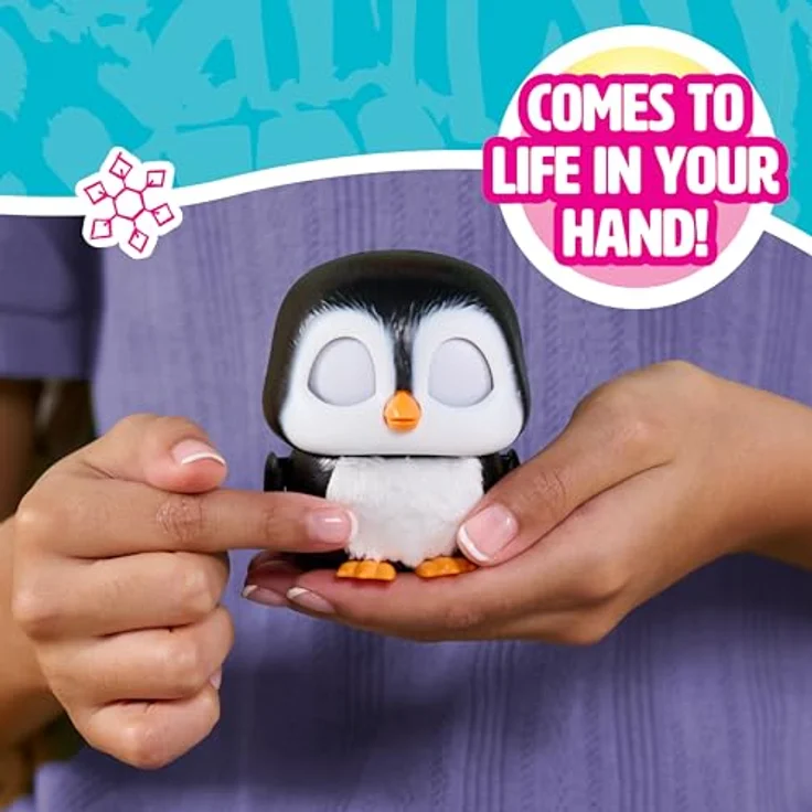 Just Play furReal Handfuls - Shivers der Pinguin, Sammelfigur mit über 50 Geräuschen und Bewegungen, 9 cm, für Kinder ab 4 Jahren – Bild 4