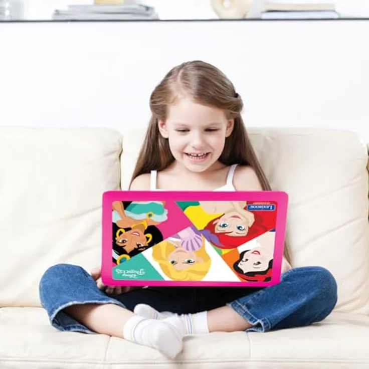 Lexibook Disney Prinzessin Lerncomputer, zweisprachiges pädagogisches Laptop mit 124 Aktivitäten in Französisch und Englisch – Bild 6