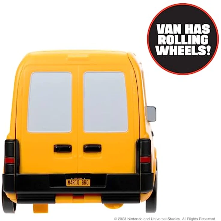 Jakks Pacific Nintendo Super Mario Movie Mini World Van Spielset, inkl. Mini-Mario-Figur, mit Warpzone-Universum, 18 x 18 x 10 cm, Kunststoff, ab 3 Jahren – Bild 3