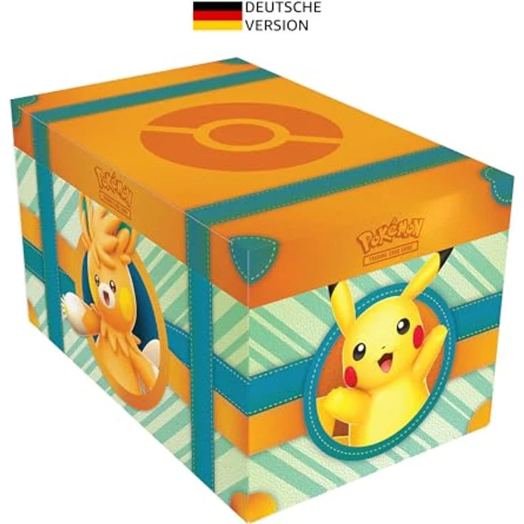 Pokémon-Sammelkartenspiel: Paldea-Abenteuerkoffer (7 holografische Promokarten & 6 Boosterpacks) – Bild 1