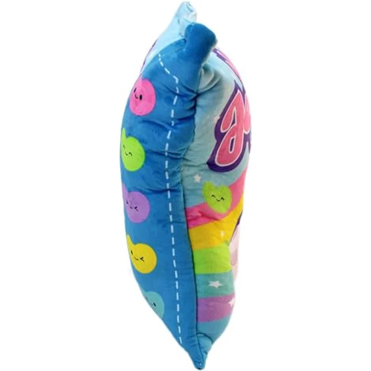 BEMIRO Kuscheltier Gelee Bohnen Kissen, 32 cm, mit 5 Kawaii Kuschelbohnen, Sichtfenster und Klettverschluss, plüschig, unisex – Bild 5