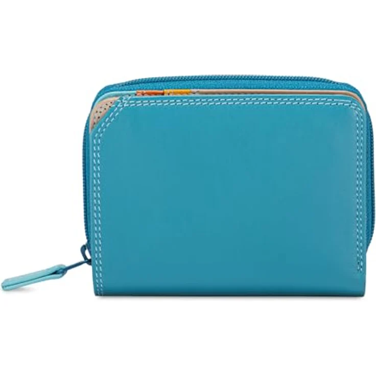 Mywalit Small Wallet Geldbörse aus 100% Leder, 10 cm, blau – Bild 1