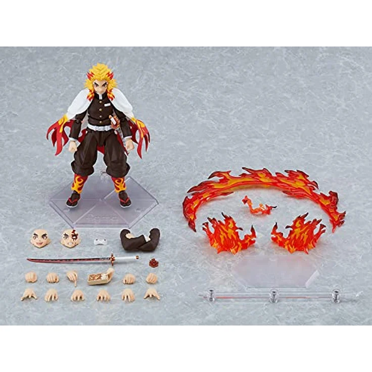 Max Factory Demon Slayer: Kimetsu no Yaiba Figur Figma Kyojuro Rengoku 15 cm – Bild 2