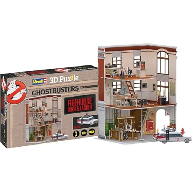 Revell 3D Puzzle 00223 Ghostbuster Die Ghostbusters Welt als 3D Puzzle entdecken, Bastelspass für jederman – Bild 1