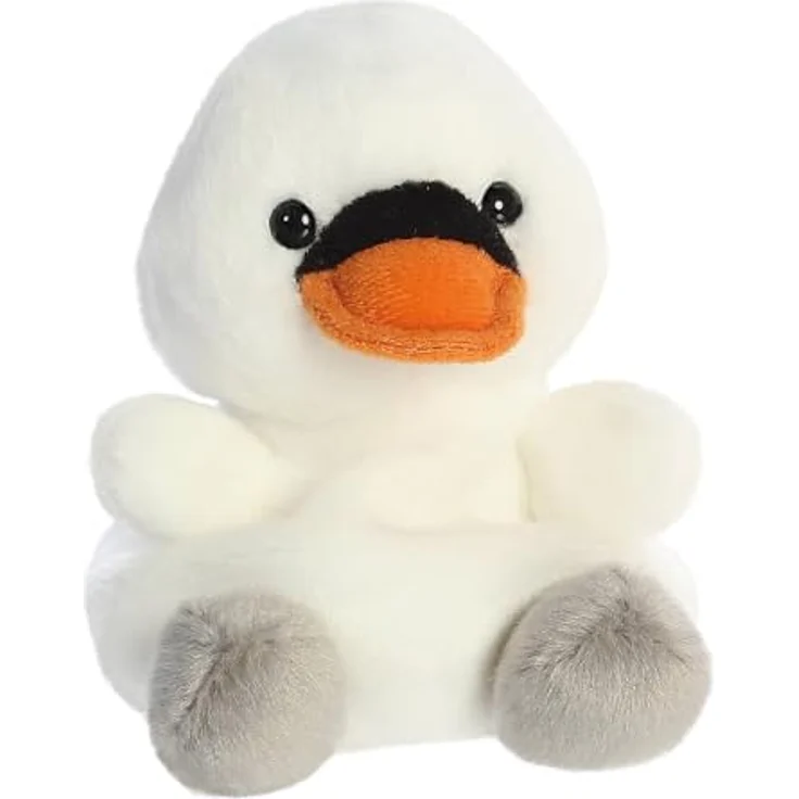 AURORA Palm Pals Alina Swan, 13 cm Plüschtier, weiß, superweicher Stoff, geeignet ab der Geburt – Bild 2
