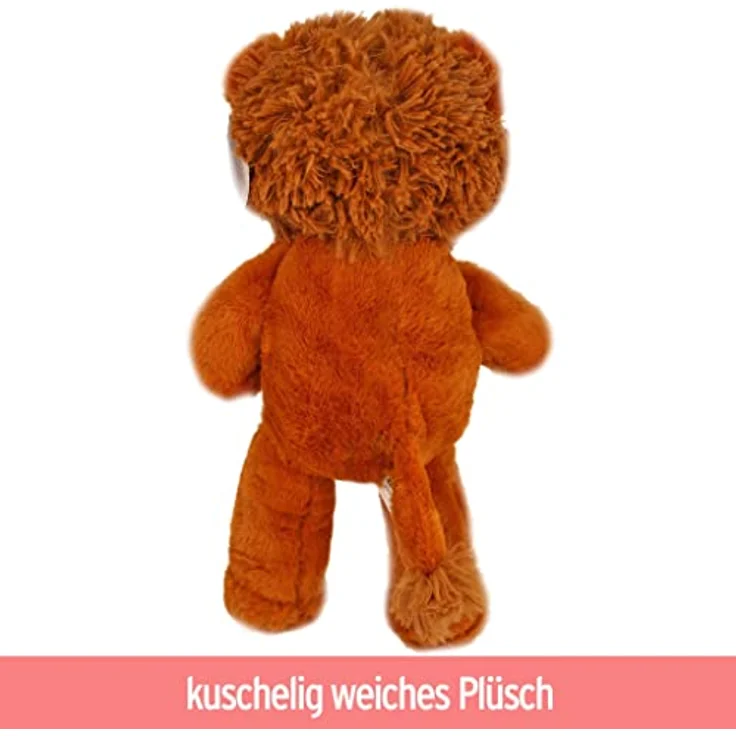 BEMIRO Plüsch Löwe braun mit Glitzeraugen - ca. 42 cm, Löwe Kuscheltier, Löwe Plüschtier groß, Kuscheltier Löwe, Löwe Kuscheltier groß – Bild 2