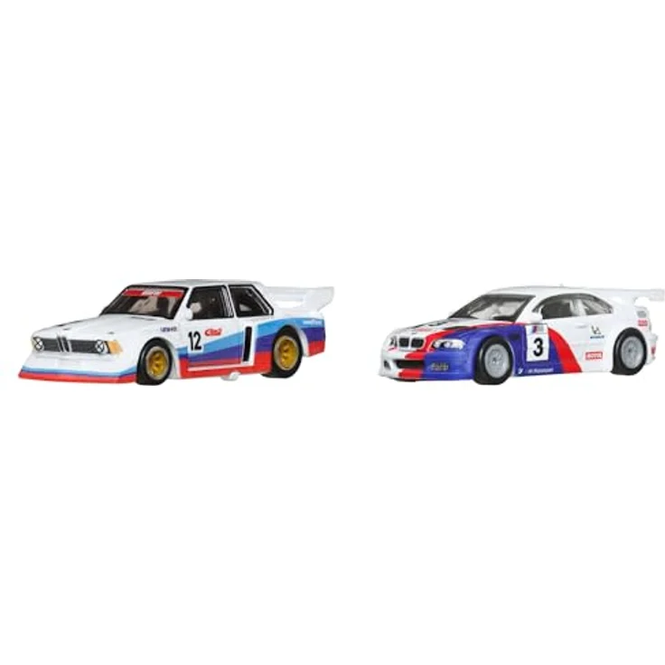 Hot Wheels Premium Car Culture 2-Pack - BMW, Maßstab 1:64, mit Die-Cast-Autos und Real Riders Reifen – Bild 2