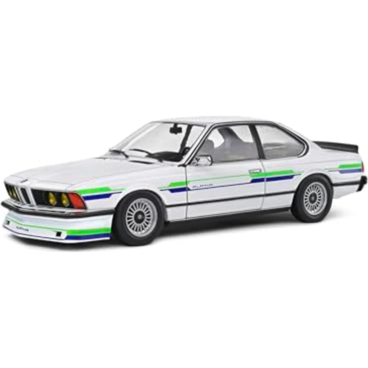 Solido 1:18 Alpina B7 Turbo (E24) 1984, Modellfahrzeug in weiß, Die-Cast mit Kunststoffsockel – Bild 1