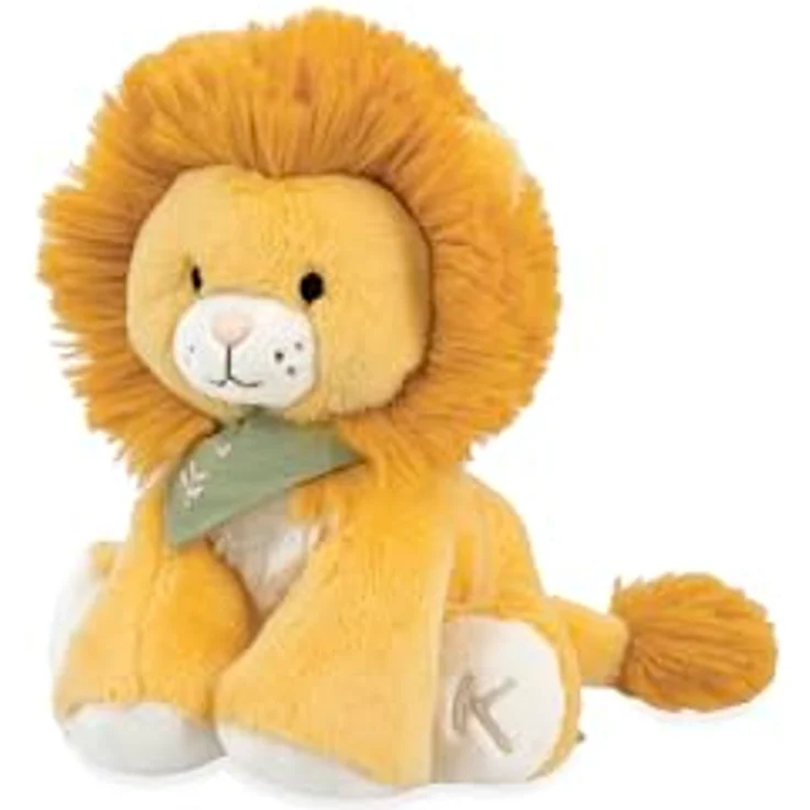 Kaloo Les Amis Nougat der Löwe, Baby Plüschtier 13 cm aus ultra-weichem Material, gelb, Geschenkbox, ab Geburt, K224001 – Bild 5