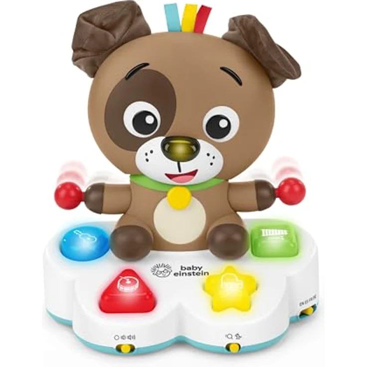 Baby Einstein Drum & Learn Dean - Multisensorisches Babyspielzeug mit 2 Spielmodi, Farben, Formen & Instrumenten, 50+ Klänge, Ab 6 Monaten – Bild 1
