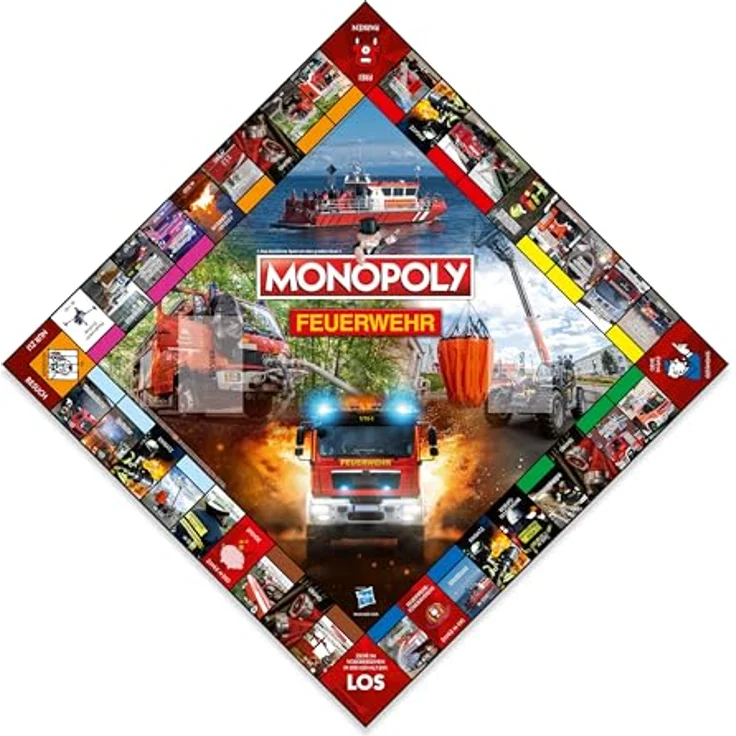 Winning Moves Monopoly - Feuerwehr - Brettspiel - Ab 8 Jahren - Deutsch – Bild 3