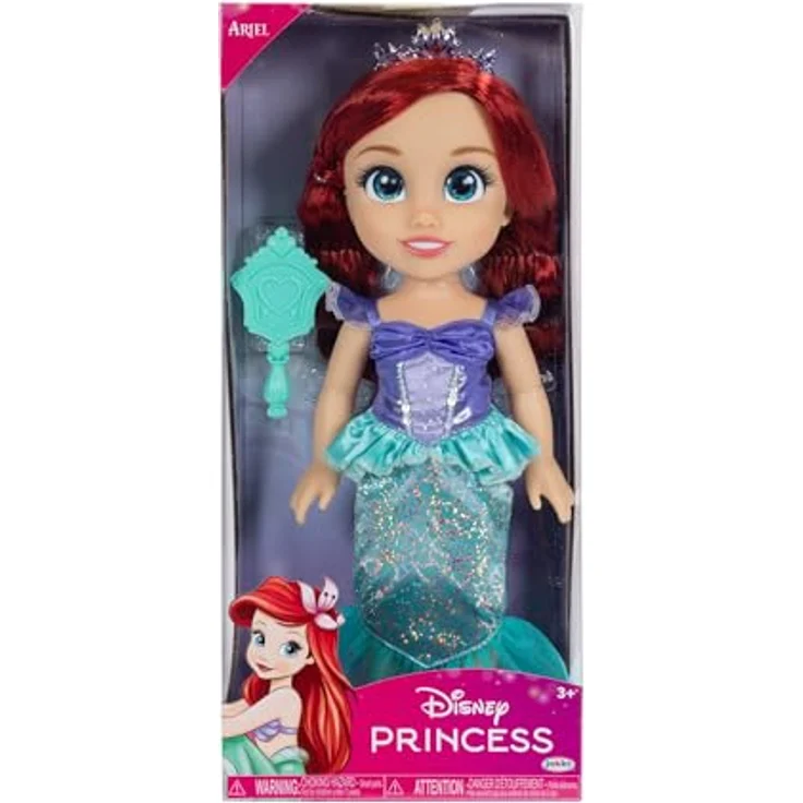 Jakks Pacific Babypuppe Disney Princess - Meine Freundin Arielle - ca. 35 cm, Meerjungfrauenkleid in Violett und Türkis-Tönen, mit RoyalReflection™ Augen – Bild 7