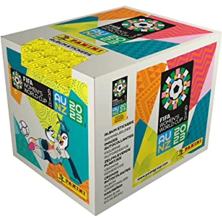 Panini Sticker FIFA Frauen WM 2023 Sticker Box (50 Tüten), (250-tlg) - Offizielle Stickerkollektion mit 580 Stickern, inkl. 68 Spezialstickern - Panini – Bild 2