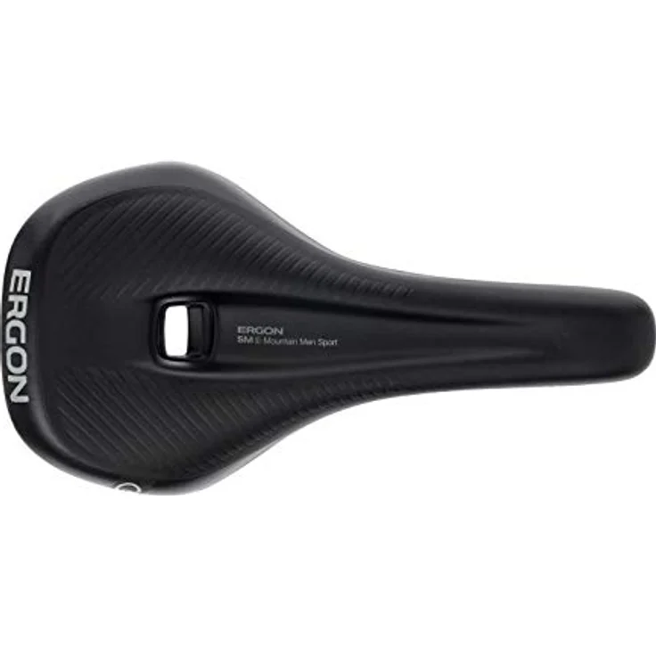Ergon - SM E Mountain Sport Bicycle Saddle | for MTN Bikes | Männer | Small/Medium | Stealth Schwarz – Bild 2